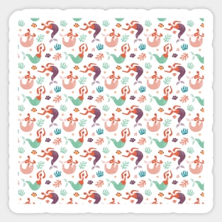 Mermaid Pattern Sticker